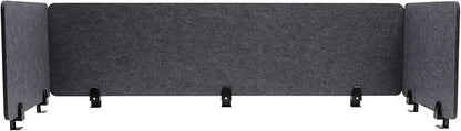 ReFocus Raw Clamp-On Acoustic Desk Divider Mounted Privacy Panel Set – Reduce - Image 8