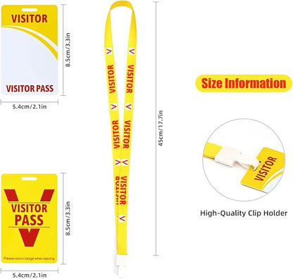 Visitor Badge Lanyards Volunteer Badge Holder - Image 2