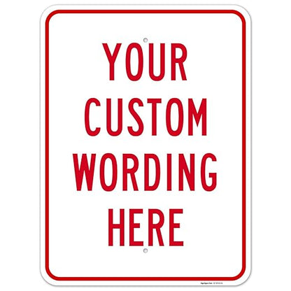 Custom Sign, Personalized Metal Signs, Customize by SigoSigns