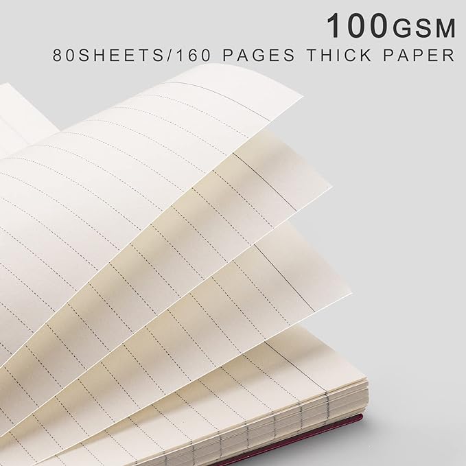 EMSHOI Lined Journal Spiral Notebook 7.48" x 10.15" - Image 3