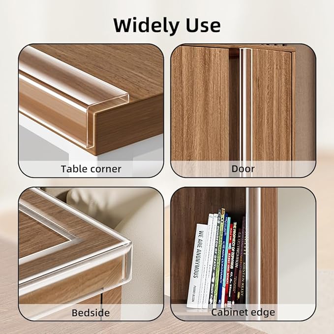 Baby Proofing Edge Protector for Baby 32.8ft Clear Edge Protector Strip Safety - Image 5