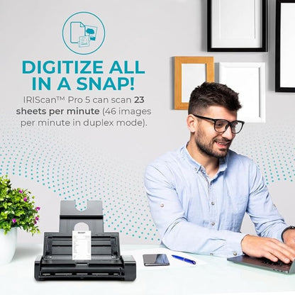 IRIScan Pro Document Scanner duplex-v5PRO 20PPM/40IPM: Desktop Scanner - Image 3