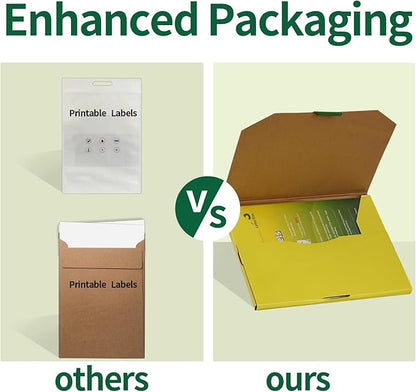Gemsroyal 2-1/3”×3-3/8”Printable Name Tags Self Adhesive, 2-1/3×3-3/8 White - Image 5
