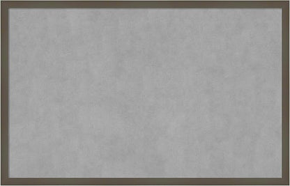 Amanti Art Grey Framed Magnetic Board 21x33 Large Vision Board by AmantiArt