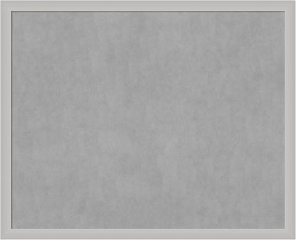 Amanti Art Silver Framed Magnetic Board 35x43 X-Large Vision Board by AmantiArt