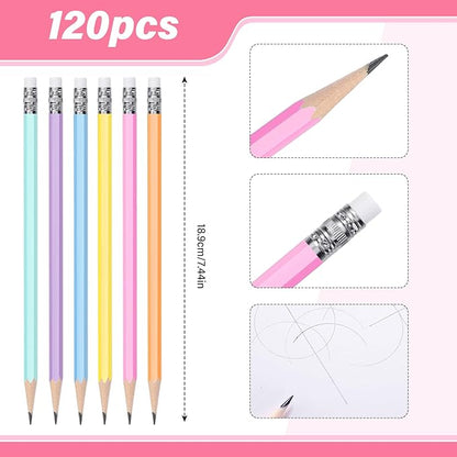 TecUnite 120 Pcs #2 HB Pencils - Image 3
