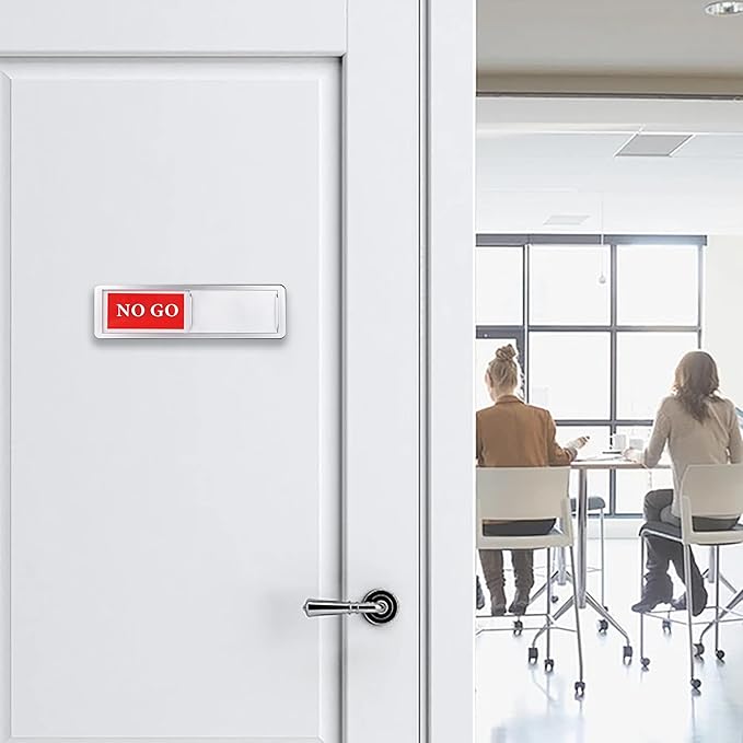 Go/No Go Door Sign Indicator for Office, Conference Room. Room Status Tells - Image 5