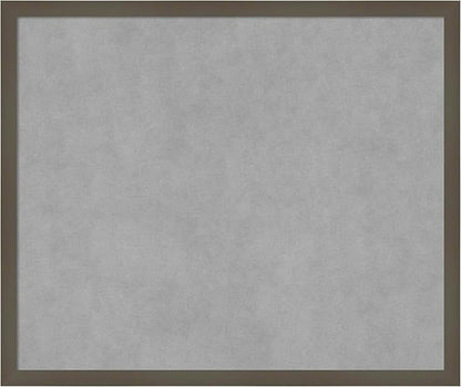 Amanti Art Grey Framed Magnetic Board 21x25 Medium Vision Board by AmantiArt