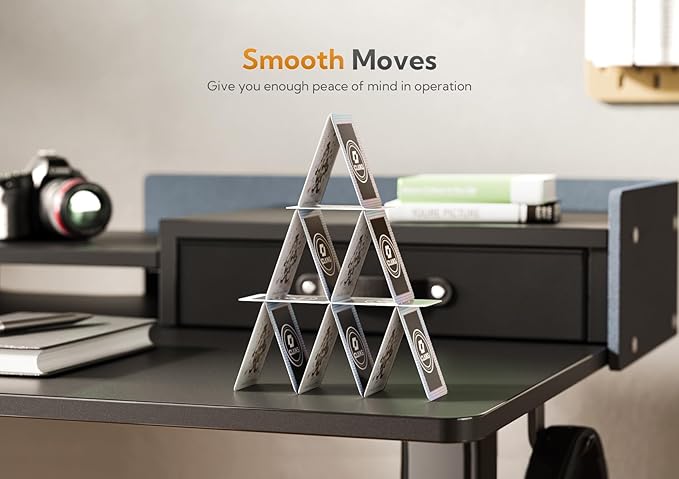 Claiks Standing Desk with Drawers, Adjustable Stand Up Electric Standing Desk - Image 9