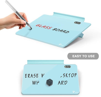 Small Glass Desk Whiteboard Dry-Erase Board - Image 4