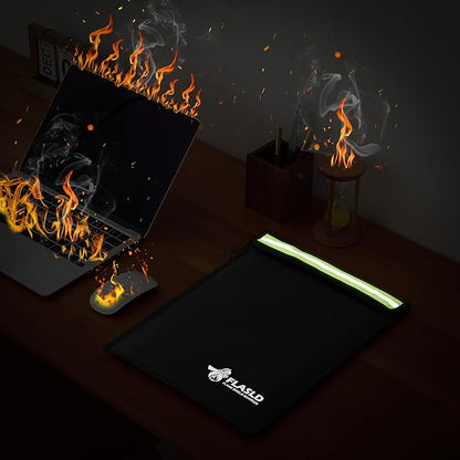 FLASLD Fireproof Document & Money Bags, Large Fireproof & Water Resistant Bag - Image 4