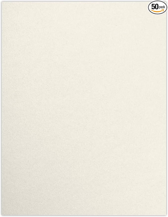 LUXPaper 8.5" x 11" Paper | Letter Size | Quartz Metallic | 80lb. Text | 50 Qty by LUXPaper