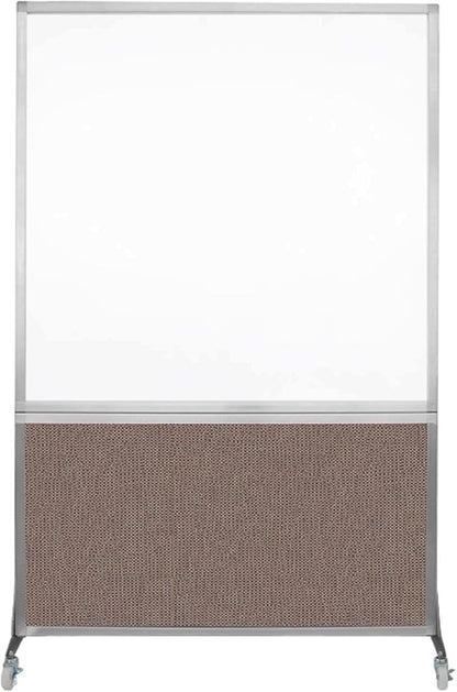 DivideWrite Mobile Whiteboard | Double Sided Dry Erase Board | Portable Office by VERSARE