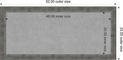 Amanti Art Silver Framed Magnetic Board 24x52 Oversize Vision Board - Image 3