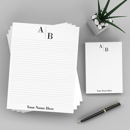 PrintPPS Personalized Monogram Notepads by PrintPPS