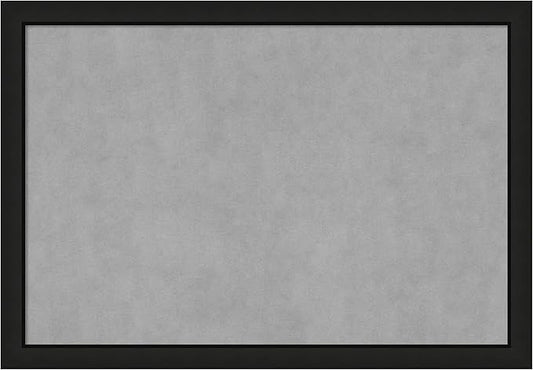 Amanti Art Black Framed Magnetic Board 27x39 Large Vision Board by AmantiArt