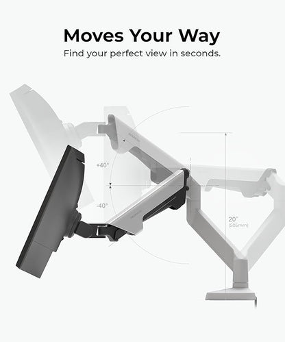 Modernsolid Heavy Duty Monitor Arm Desk Mount - Image 5