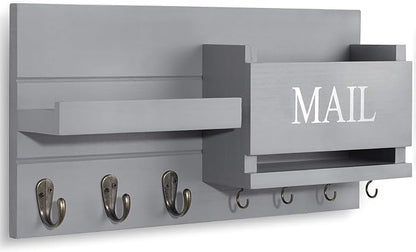 Lwenki Mail Organizer for Wall Mount – Key Holder - Image 2