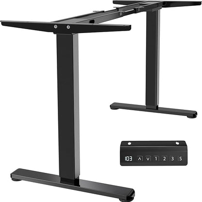VIVO Heavy Duty Dual Motor Electric Sit Stand Desk Frame, 220 lbs Capacity up by VIVO