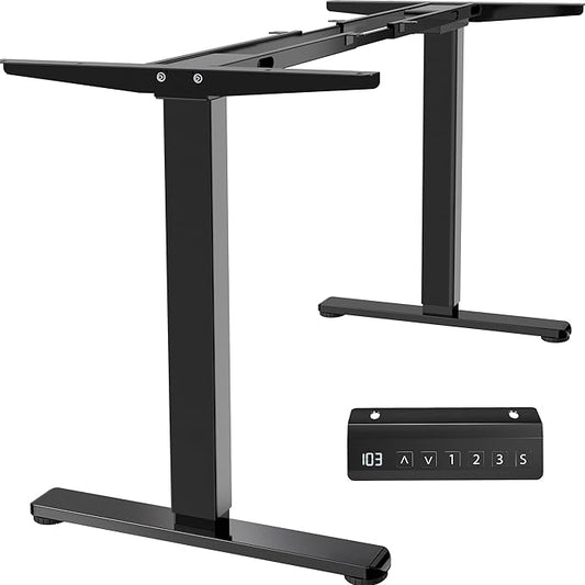 VIVO Heavy Duty Dual Motor Electric Sit Stand Desk Frame, 220 lbs Capacity up by VIVO