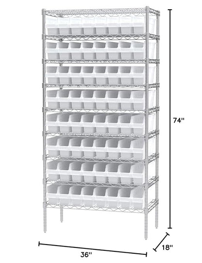 Akro-Mils 24-Drawer Plastic Drawer Storage Cabinet - Image 12