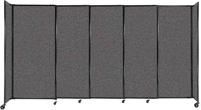 Versare Straightwall Sliding Portable Wall Partition | Freestanding Office by VERSARE