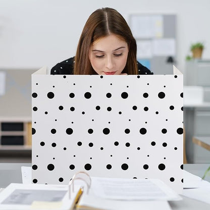 Crtiin 24 Pcs Privacy Folders for Students Desk Dividers Standard School - Image 7