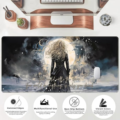 Dark Magic Large Mouse Pad Gaming MTG Playmat Original Paint Desk Mat Adventure - Image 5