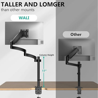 WALI Single Long Monitor Arm - Image 5