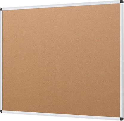 VIZ-PRO Cork Notice Board, 36 X 24 Inches - Image 2