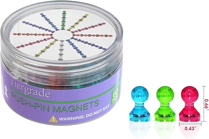Tiergrade Push Pin Magnets - Image 7