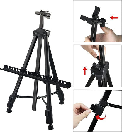 Art Artist Easel Stand for Sign, RRFTOK Metal Tripod Adjustable Easels for - Image 5