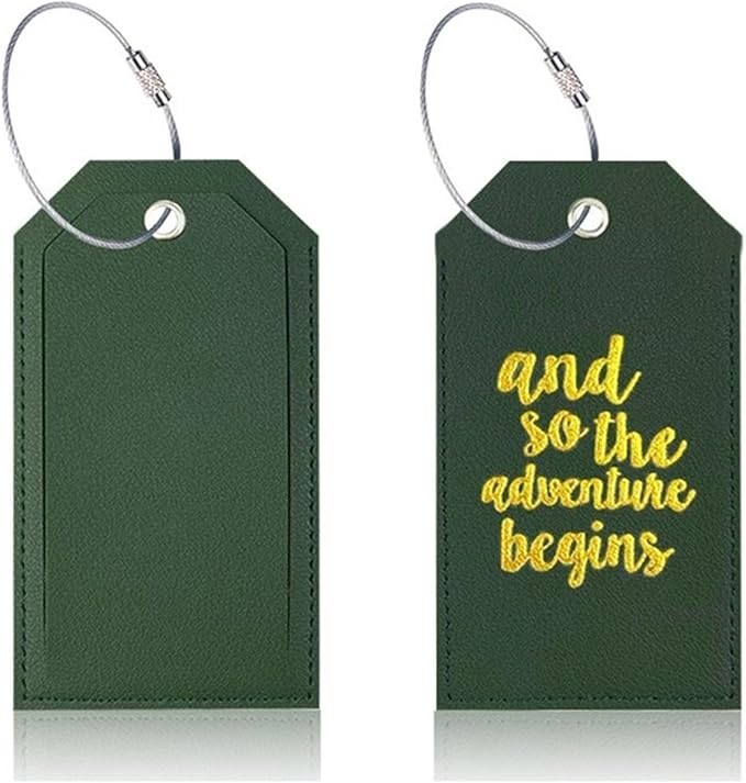 Portable Leather Travel Labels - Image 8