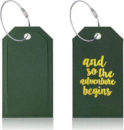 Portable Leather Travel Labels - Image 8