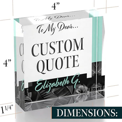 Custom Acrylic Sign Personalized, Custom Desk Name Plate, 18 Styles, - Image 7