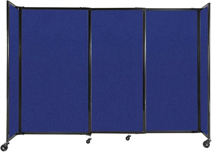 Versare Straightwall Sliding Portable Wall Partition | Freestanding Office by VERSARE