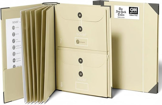 Savor | The Folio™ Document Organizer 2025 Edition | Premium Life Binder by Savor