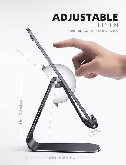 Lamicall Tablet Stand Adjustable, Tablet Stand : Desktop Stands Holder Dock - Image 5