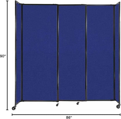 Versare Straightwall Sliding Portable Wall Partition | Freestanding Office - Image 7