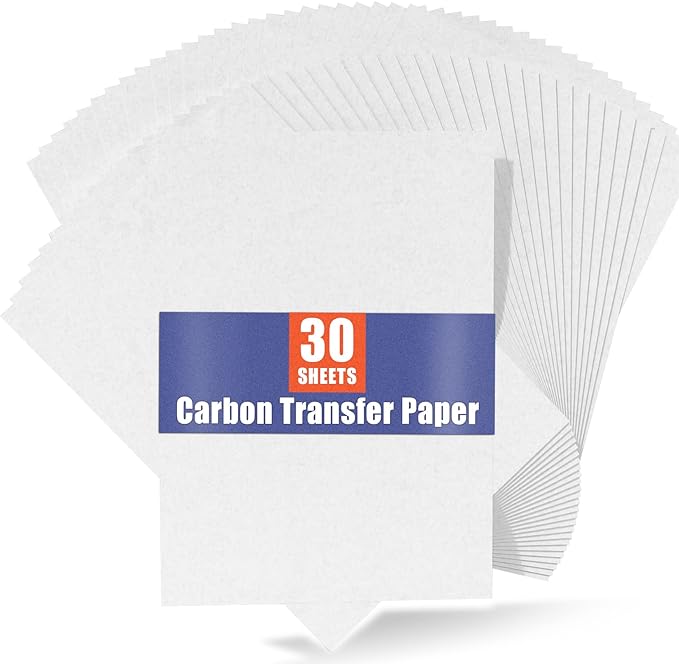 PSLER 30PCS White Carbon Transfer Paper by PSLER