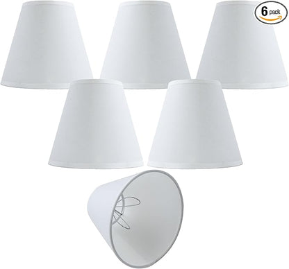 TAaMTYH small lamp shade chandelier shades set of 6，Fabric Lampshade by Unknown