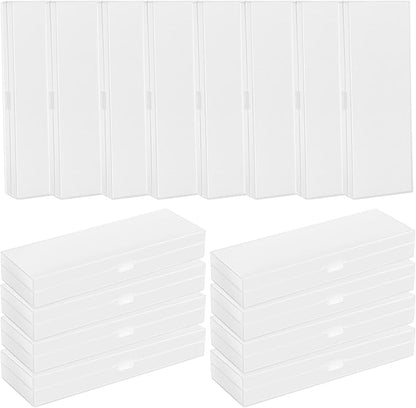 Fainne 24 Pcs Plastic Pencil Case Bulk Pencil Boxes Plastic Stationery Case by Fainne