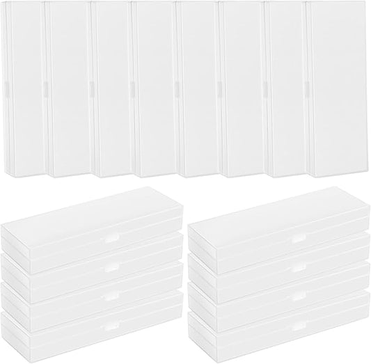 Fainne 24 Pcs Plastic Pencil Case Bulk Pencil Boxes Plastic Stationery Case by Fainne