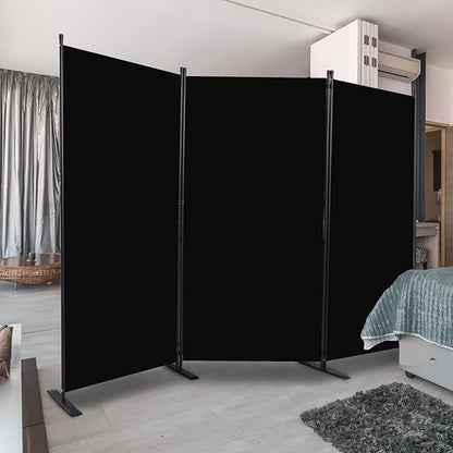 CHOSENM Room Divider, 3 Panel Folding Privacy Screens - Image 6
