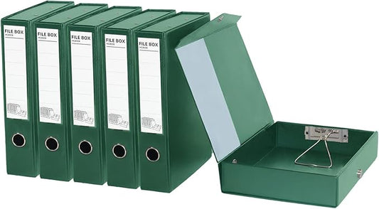 URbantin 6 Pack Foldable Plastic Box Files A4 by URbantin