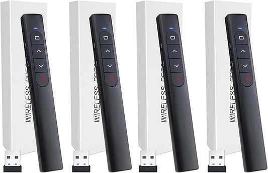 （4 Units） Wireless Presenter Remote, Presentation Clicker by UBUYONE%C2%AE
