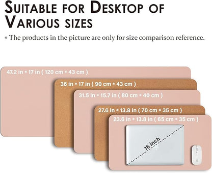 Cork Desk Mat - Small Dual-Sided Desk Pad - Image 5