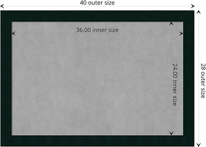 Amanti Art Black Framed Magnetic Board 28x40 Large Vision Board - Image 4