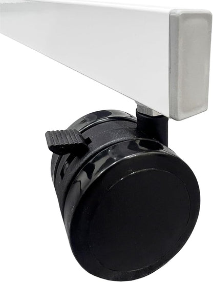 Large Rolling Whiteboard on Wheels, Portable Standing Dry Erase Board Easel - Image 6