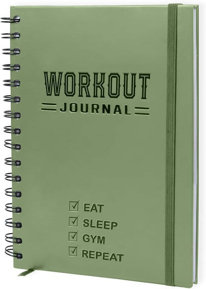 Nextnoid Hardcover Fitness Journal Workout Planner by Nextnoid
